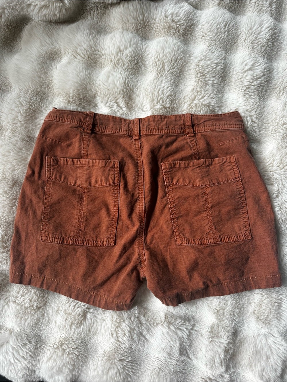 Anthropologie Wanderer Rust Cotton Utility Shorts - Picture 3 of 3